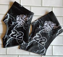 Load image into Gallery viewer, Wolfpack socks, headband beanie and cleat cover