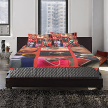 Load image into Gallery viewer, (FULL SIZE)BLANKET AND PILLOW CASE 3-Piece Bedding Set