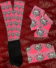 Load image into Gallery viewer, Wolfpack socks, headband beanie and cleat cover

