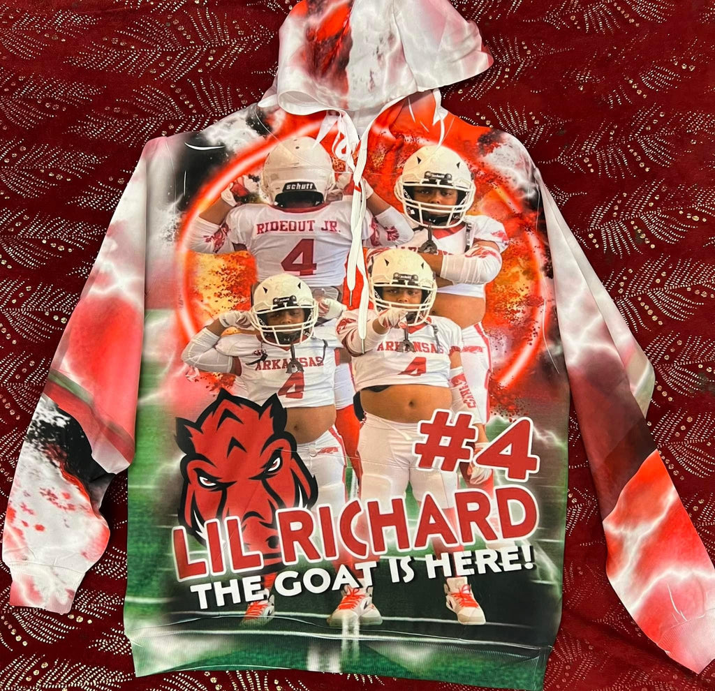 ARKANSAS HAWGS CUSTOM PULLOVER