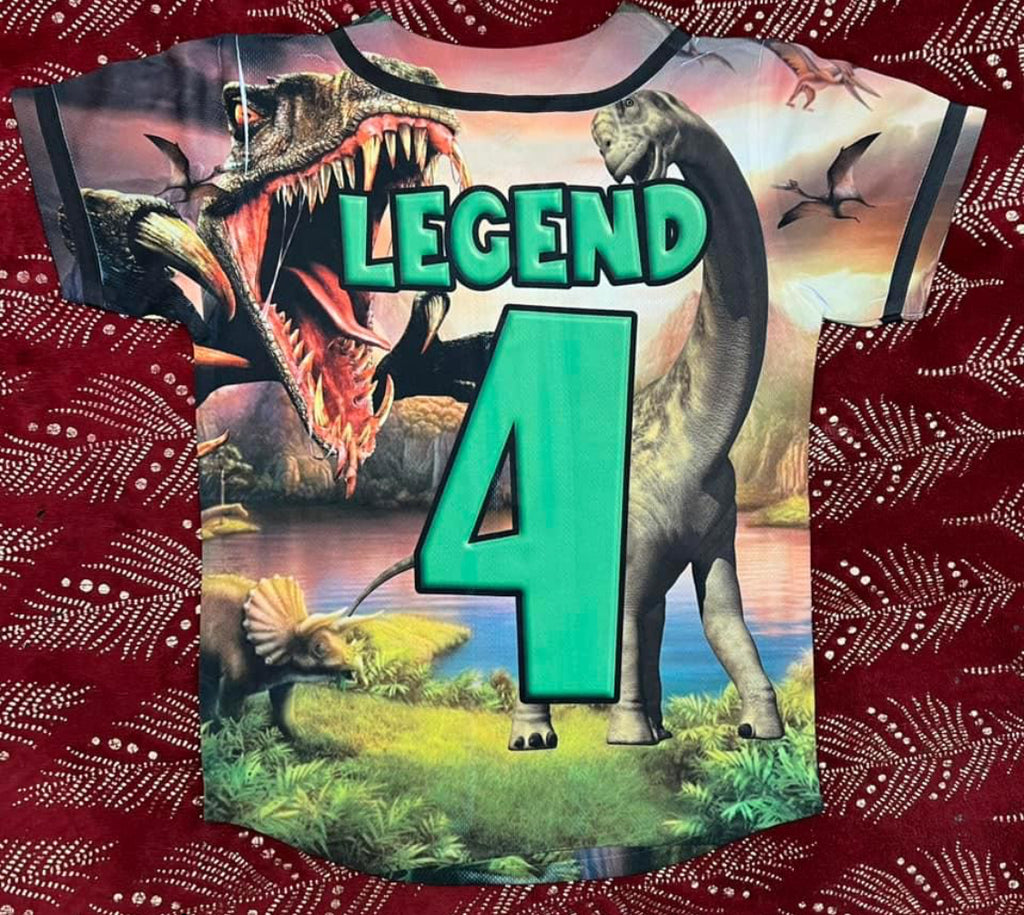 Custom 3d baseball jersey