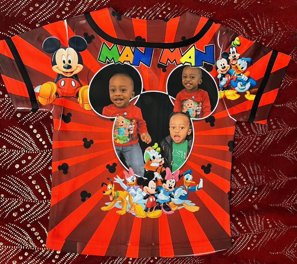 Custom 3d baseball jersey