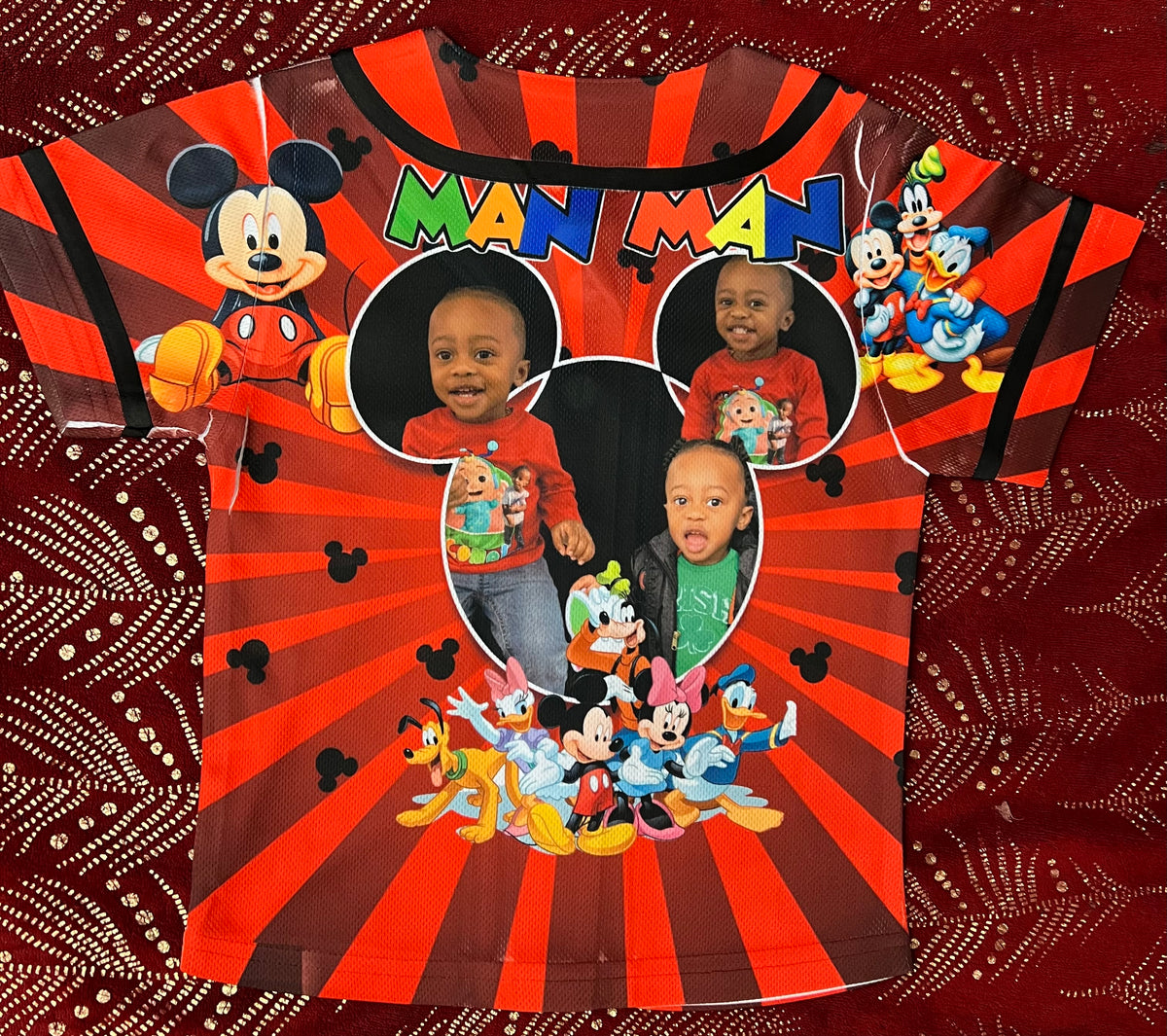 Custom 3d baseball jersey