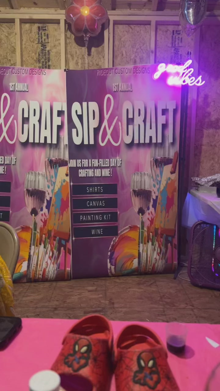 Rideout Custom Designs Sip & Craft