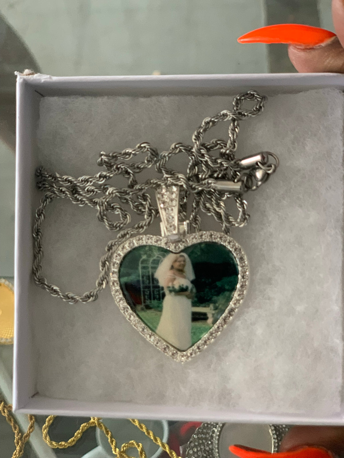Bling Heart Necklace