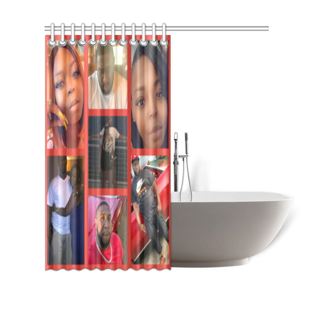 SHOWER CURTAIN Shower Curtain 69"x70" & 3 PIECE RUG SET