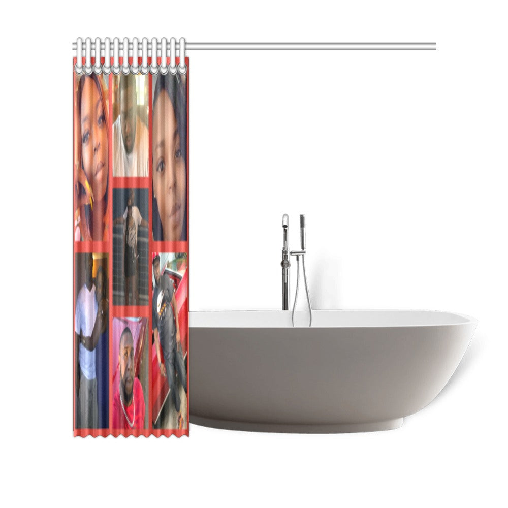 SHOWER CURTAIN Shower Curtain 69"x70" & 3 PIECE RUG SET
