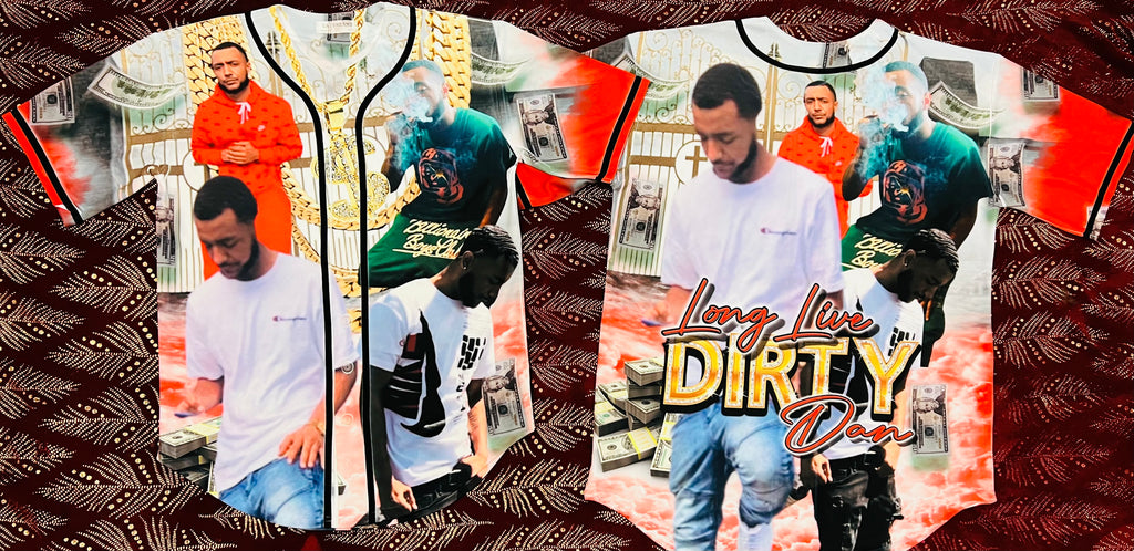 Custom 3d baseball jersey