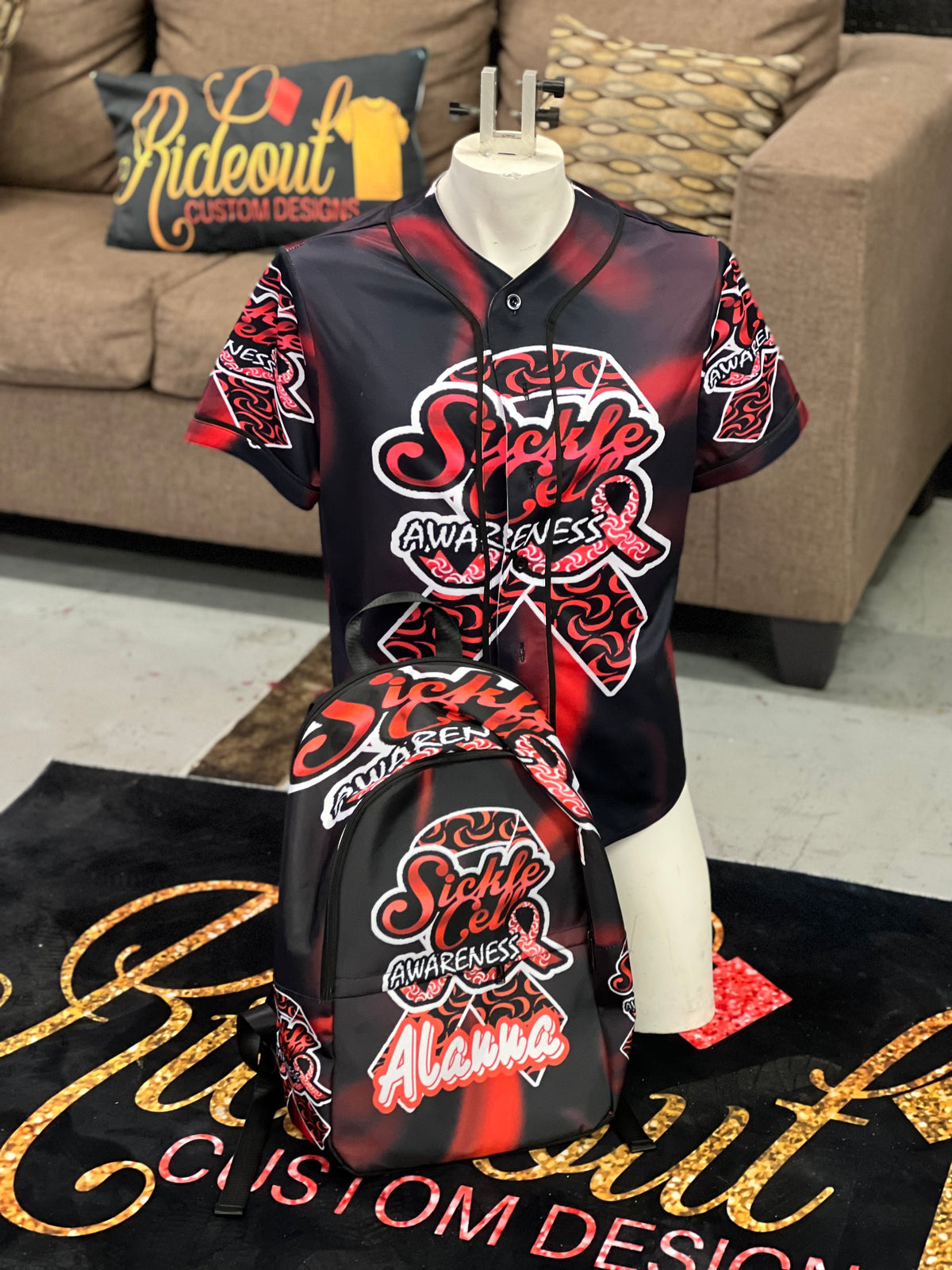 Custom 3d baseball jersey