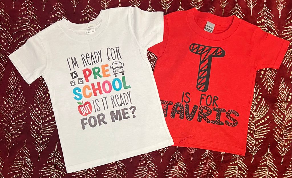 Youth custom tshirts